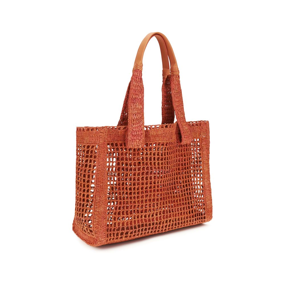 Chloé Multicolor Raffia Shoulder Bag | Regal Royce