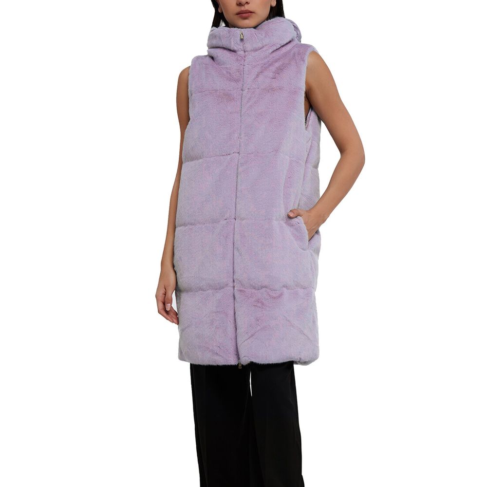 Herno Purple Polyamide Coat | Regal Royce
