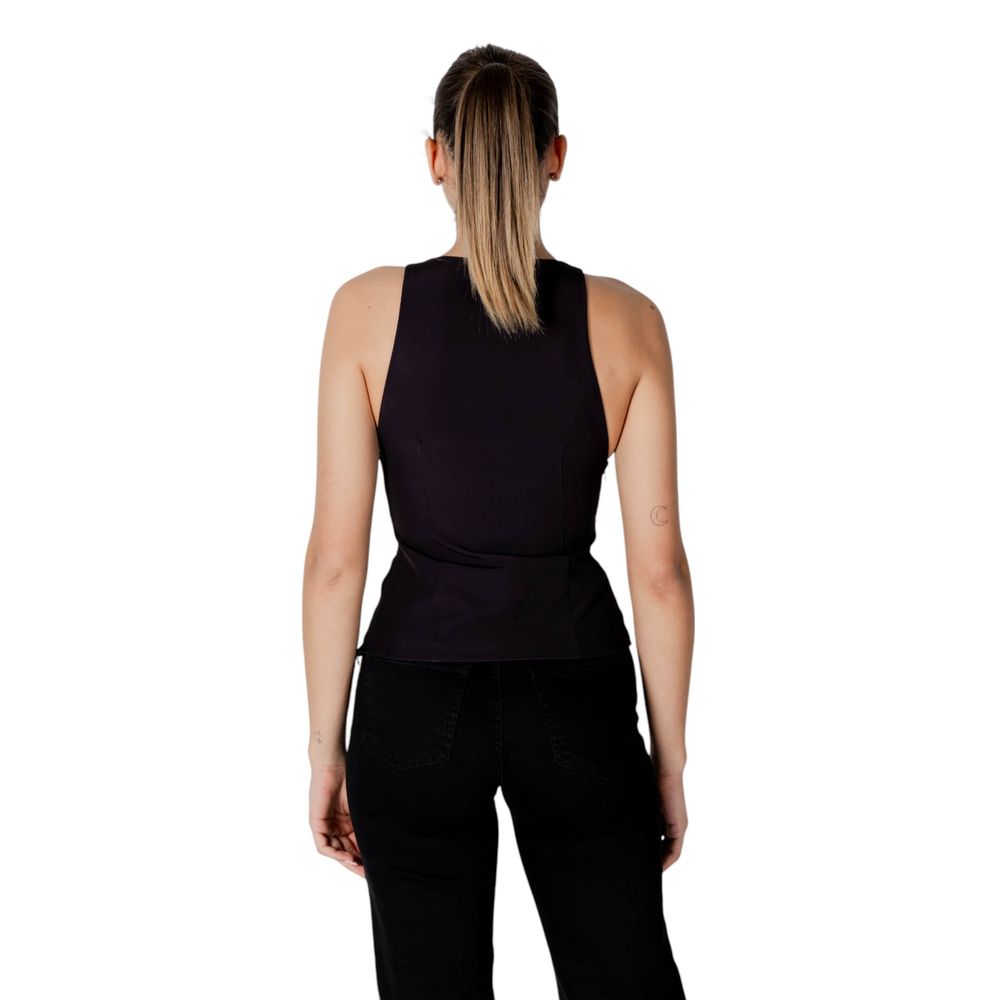 Desigual Black Polyester Top | Regal Royce