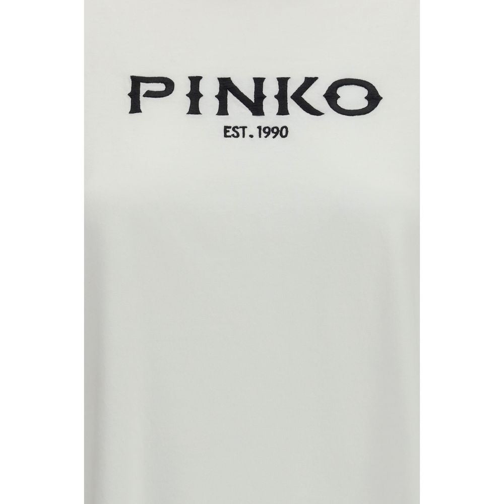 PINKO White Cotton T-Shirt | Regal Royce