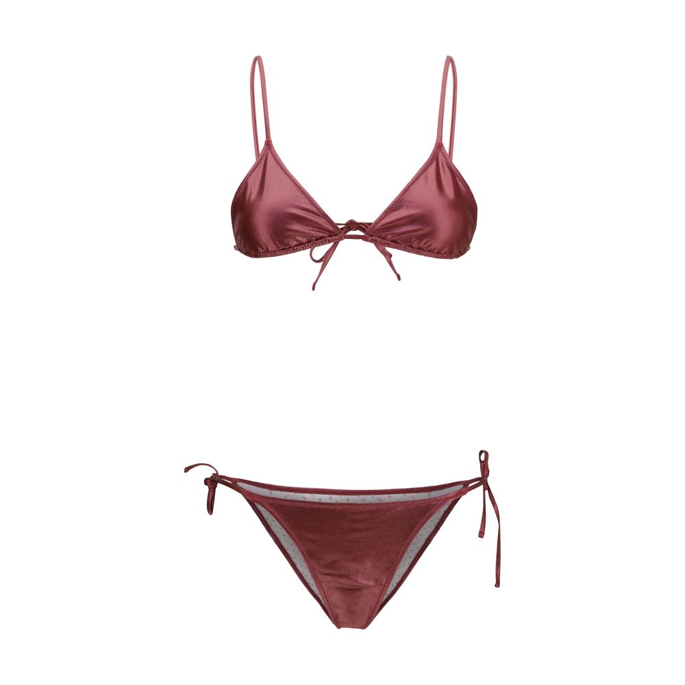 Kristina Ti Bordeaux Polyamide Bikini | Regal Royce