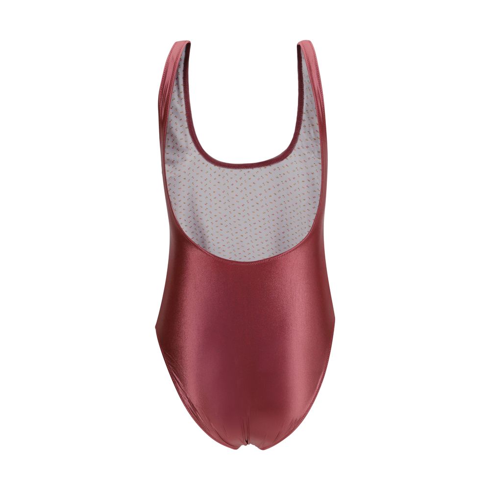 Kristina Ti Bordeaux Polyamide One-Piece Swimsuit | Regal Royce