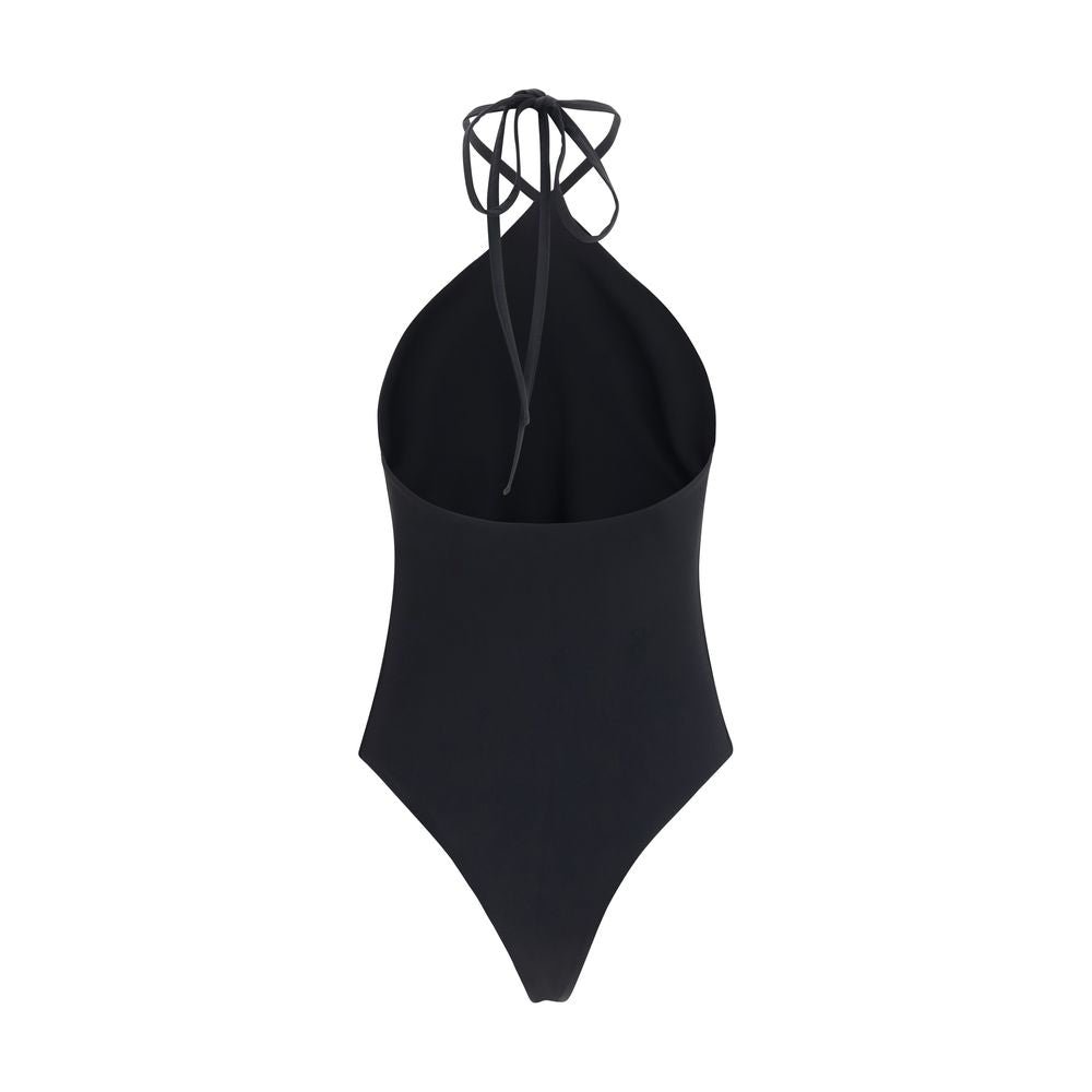 Jacquemus Black Polyamide One-Piece Swimsuit | Regal Royce