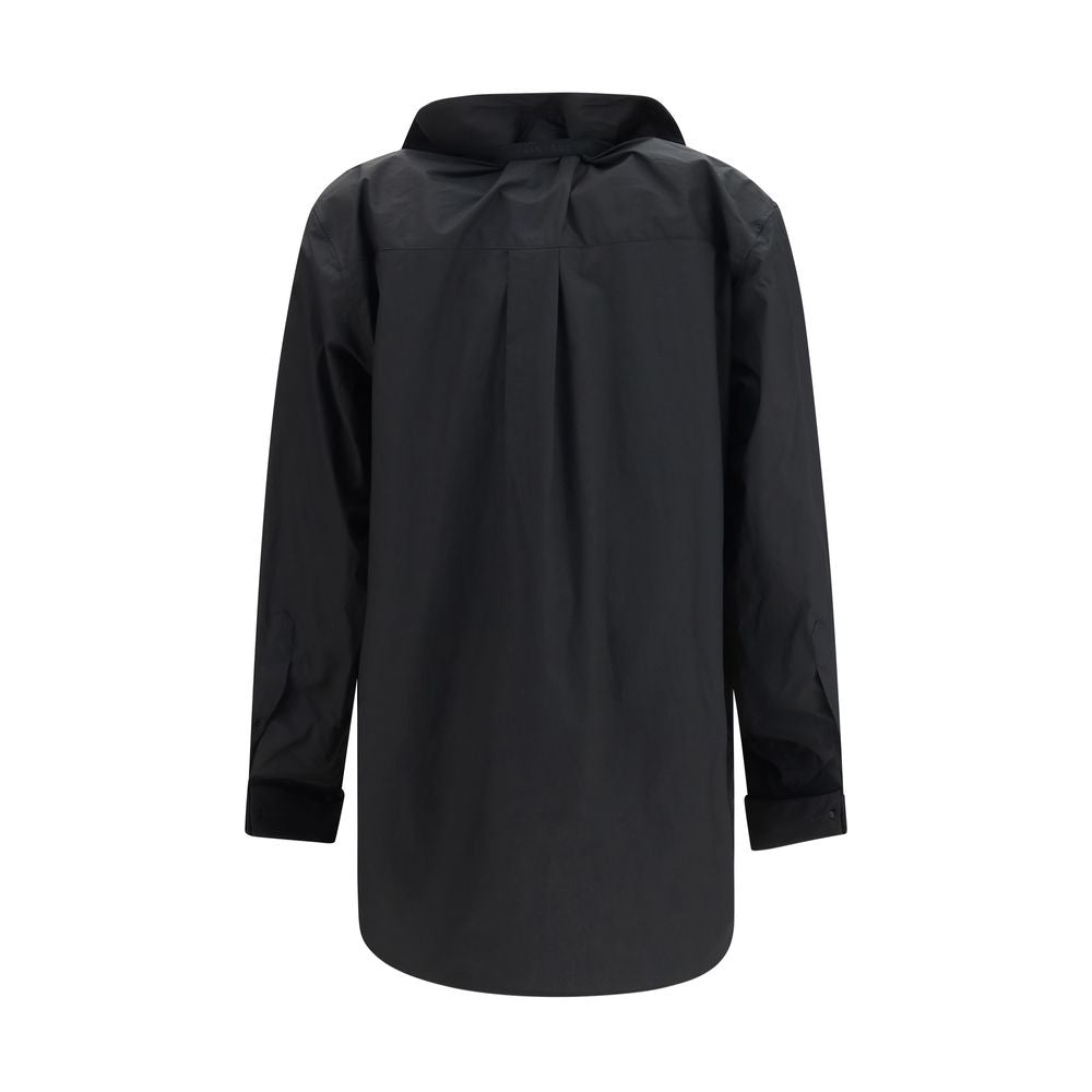 ALAINPAUL Black Cotton Shirt | Regal Royce