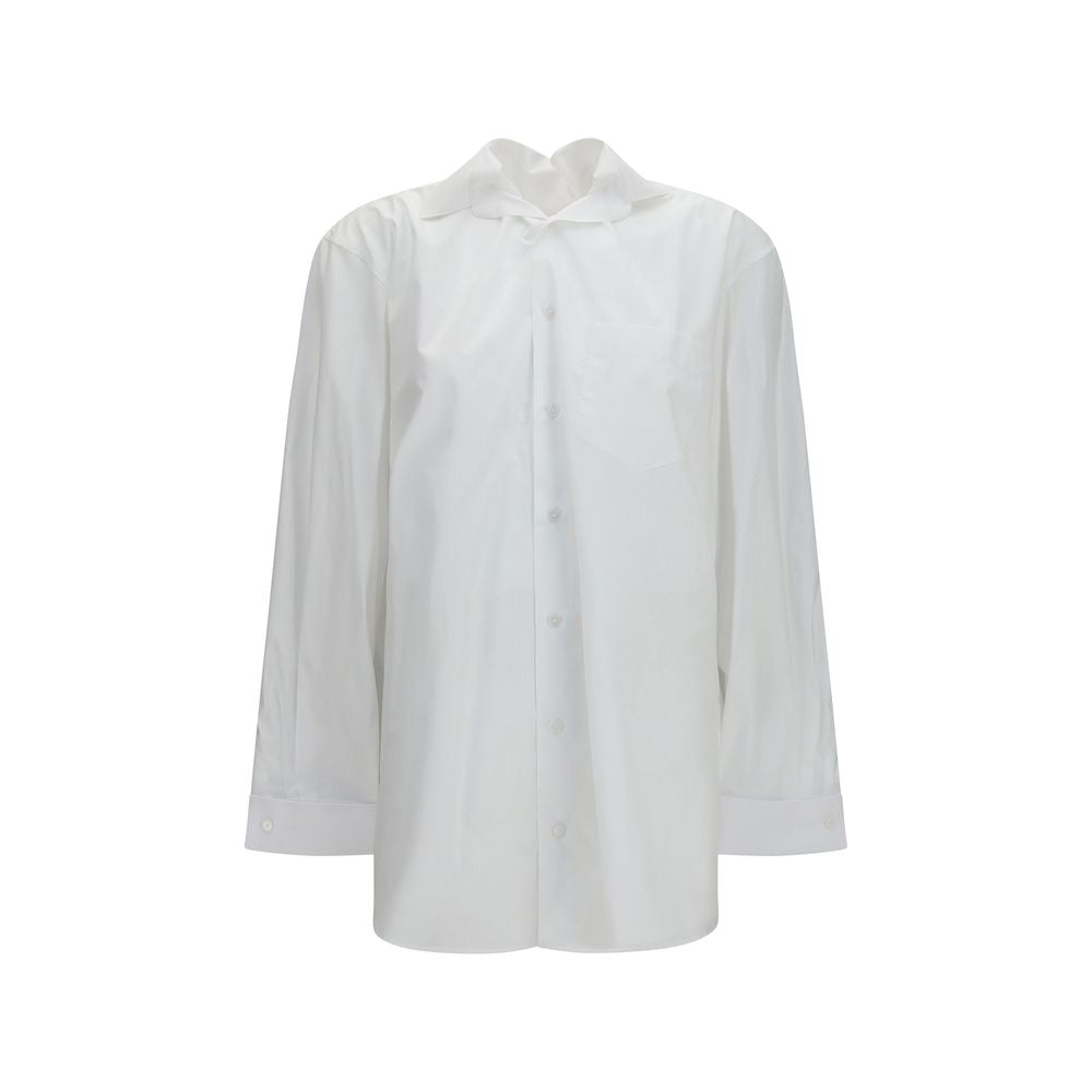 ALAINPAUL White Cotton Shirt | Regal Royce