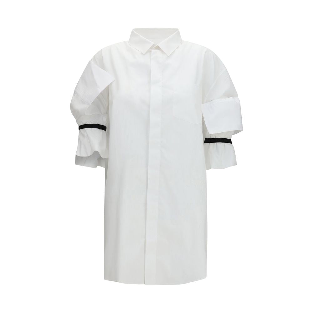 ALAINPAUL White Cotton Shortsleeve Shirt | Regal Royce