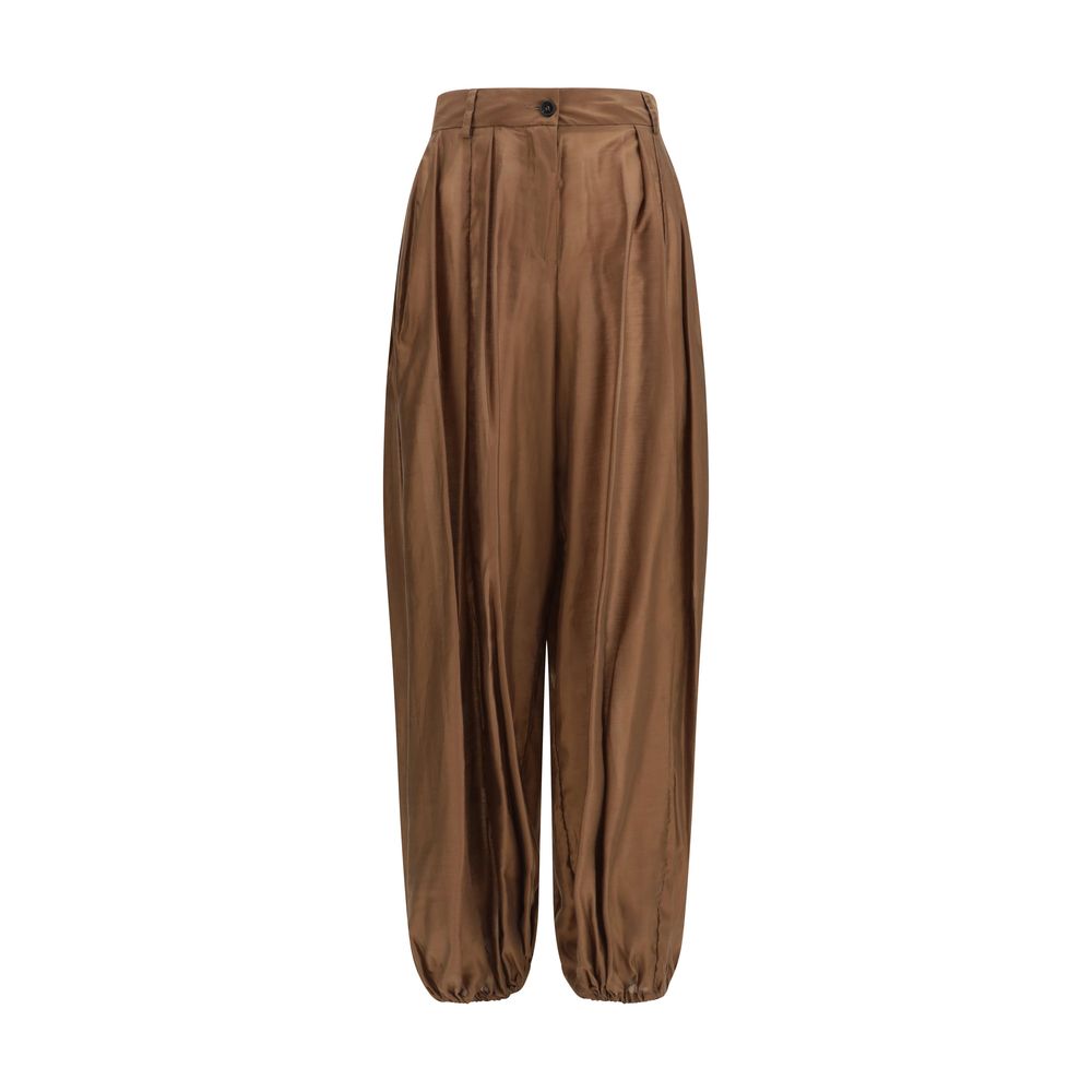 The Latest Brown Polyester Casual Pants | Regal Royce