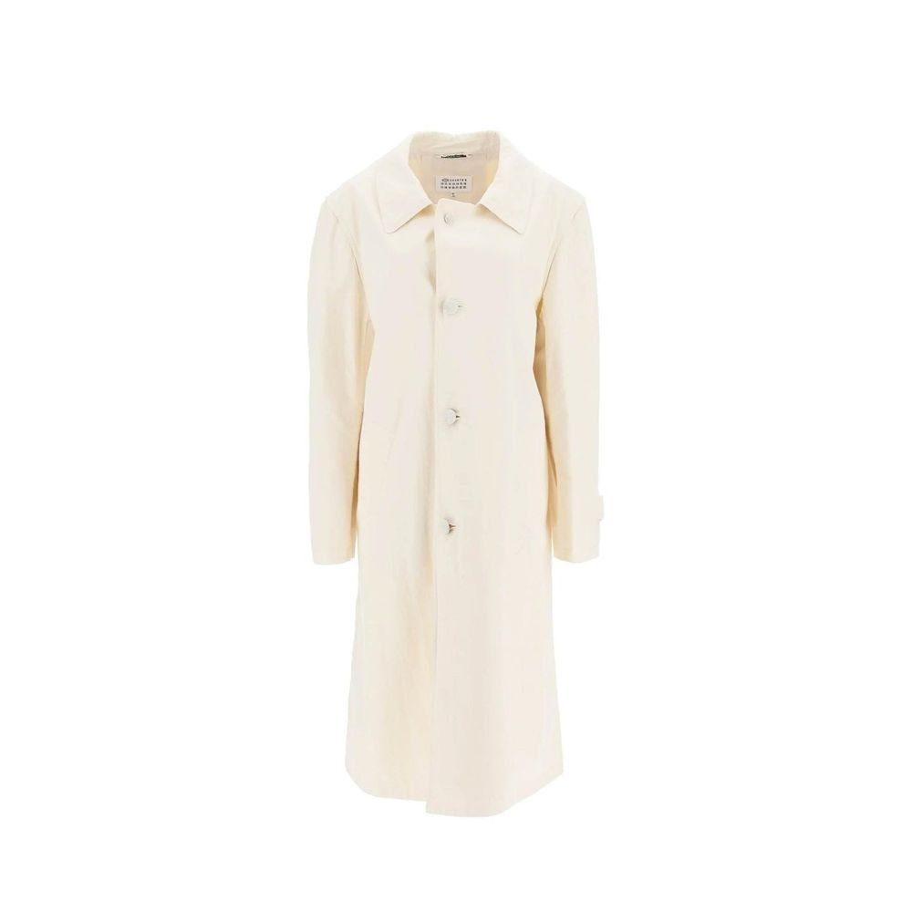 Maison Margiela White Cotton Coat | Regal Royce