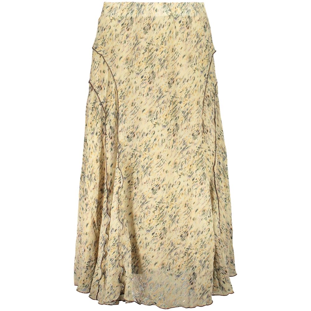 Desigual Beige Polyester Women's Skirt | Regal Royce
