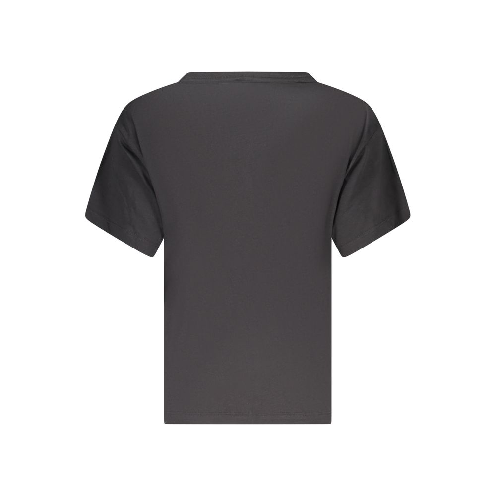 Pepe Jeans Black Cotton Women T-Shirt | Regal Royce