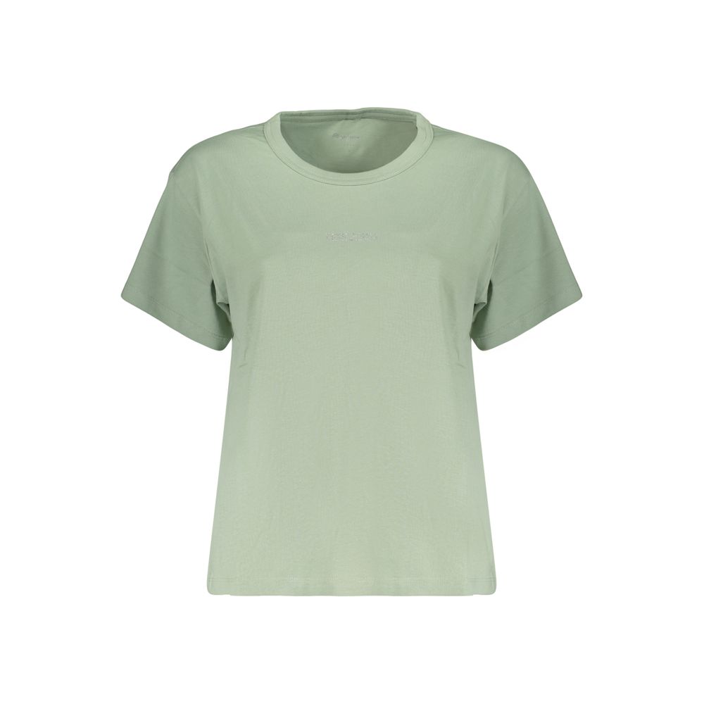 Pepe Jeans Green Cotton Women's T-Shirt | Regal Royce