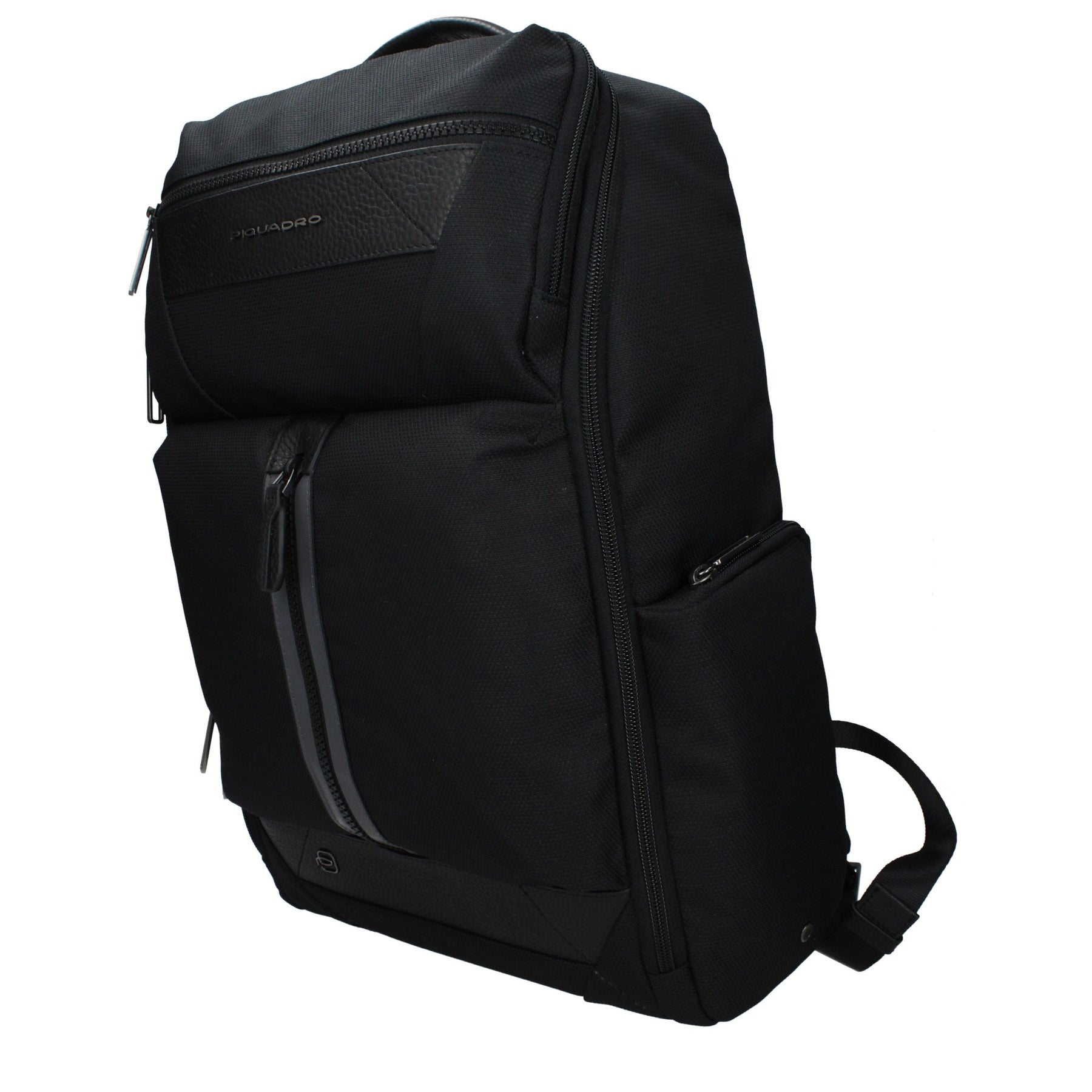Piquadro Black Fabric Backpack | Regal Royce