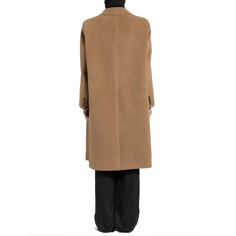 Saint Laurent Brown Wool Coat | Regal Royce