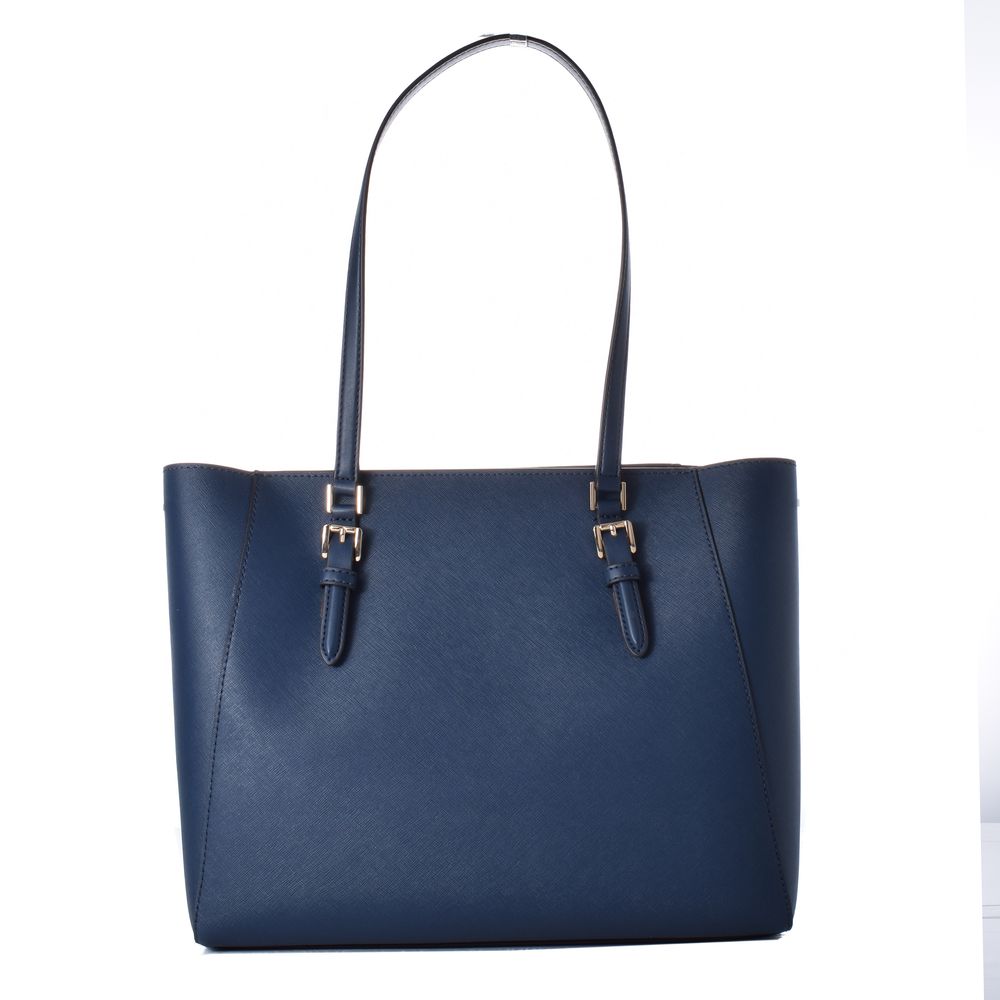 Michael Kors Blue Leather Tote Bag | Regal Royce