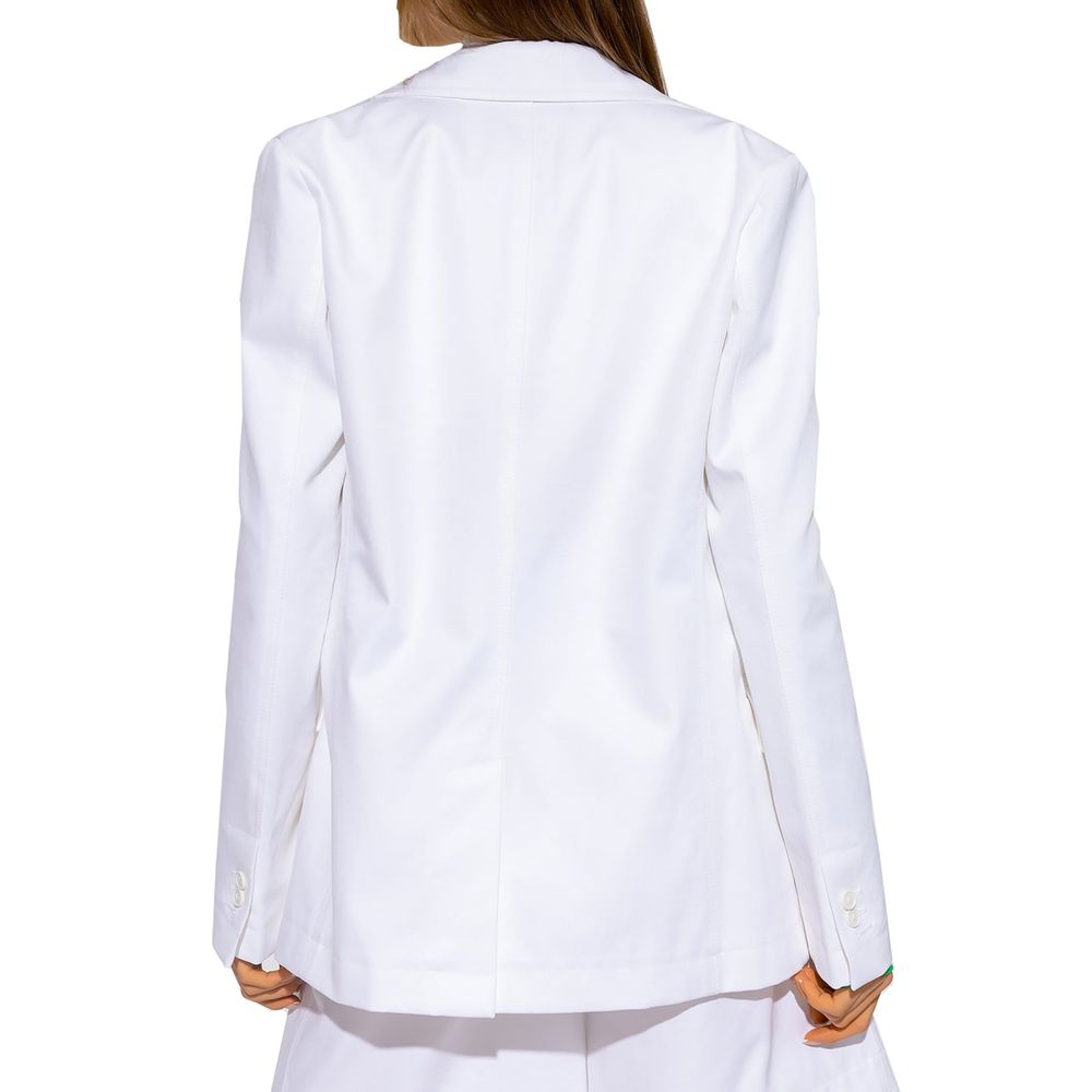 Bottega Veneta White Cotton Blazer | Regal Royce