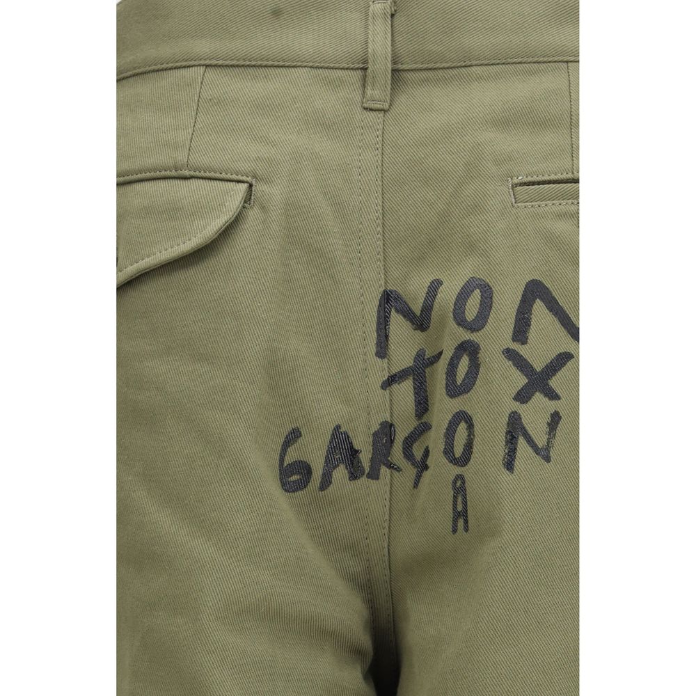 Comme Des Garçons Bicolor Cotton Bermuda Shorts | Regal Royce