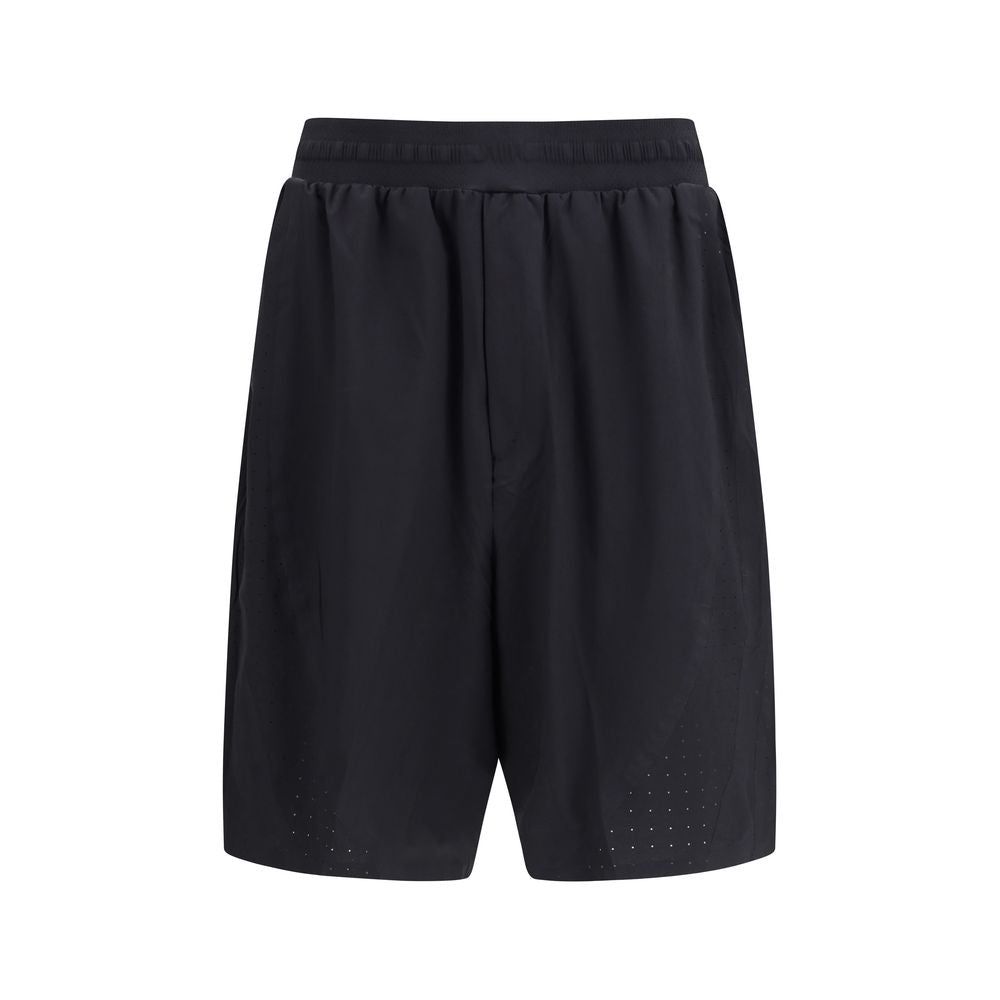 Y-3 Black Polyester Bermuda Shorts | Regal Royce