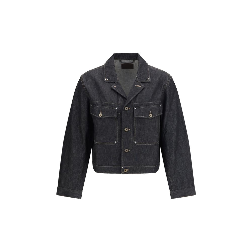 Lemaire Black Cotton Denim Jacket | Regal Royce