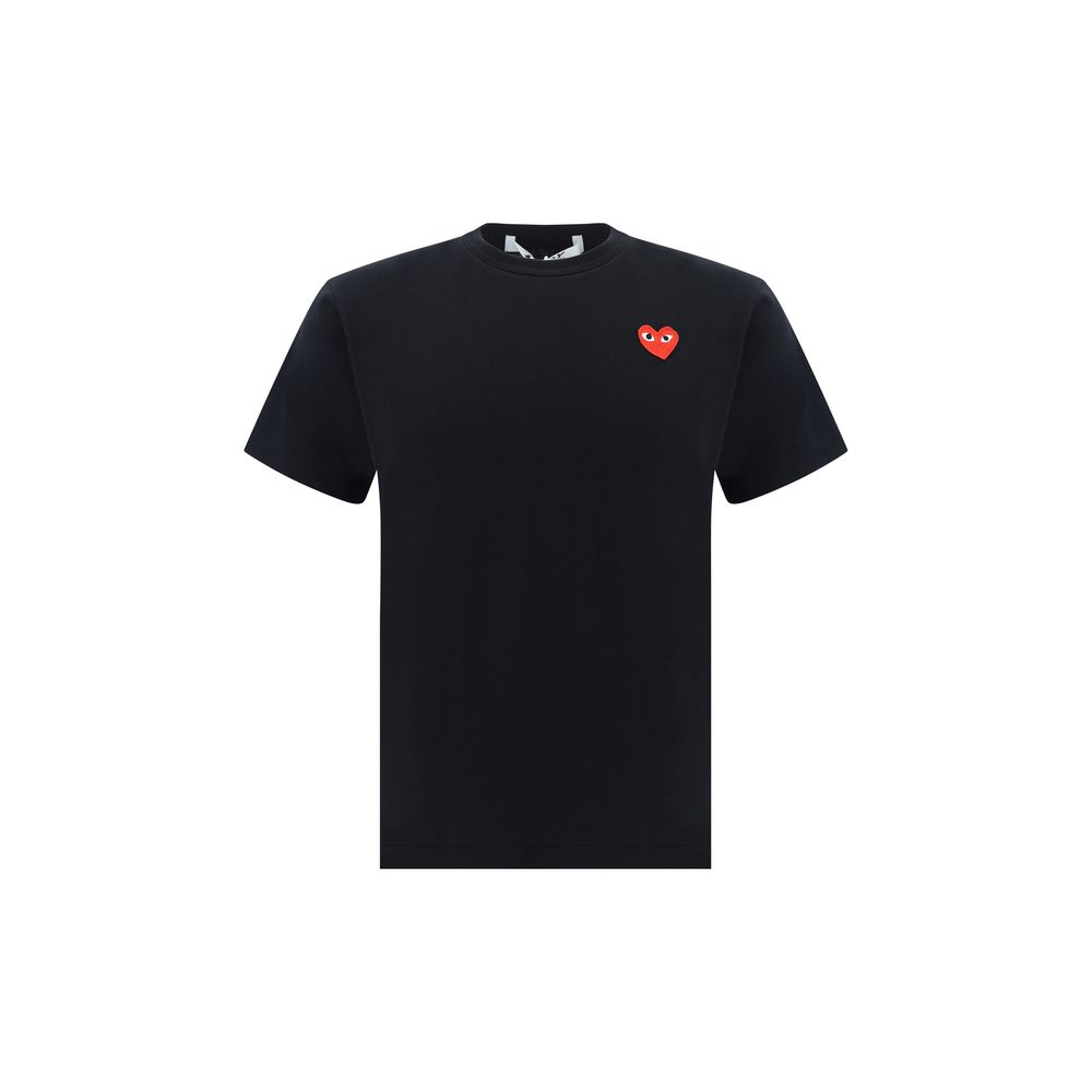 Comme Des Garçons Play Black Cotton T-Shirt | Regal Royce
