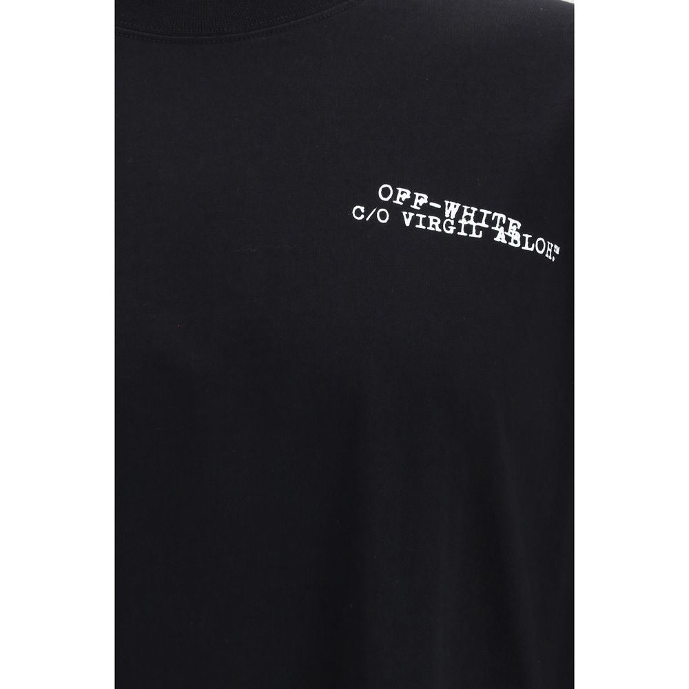 Off-White Black Cotton T-Shirt | Regal Royce