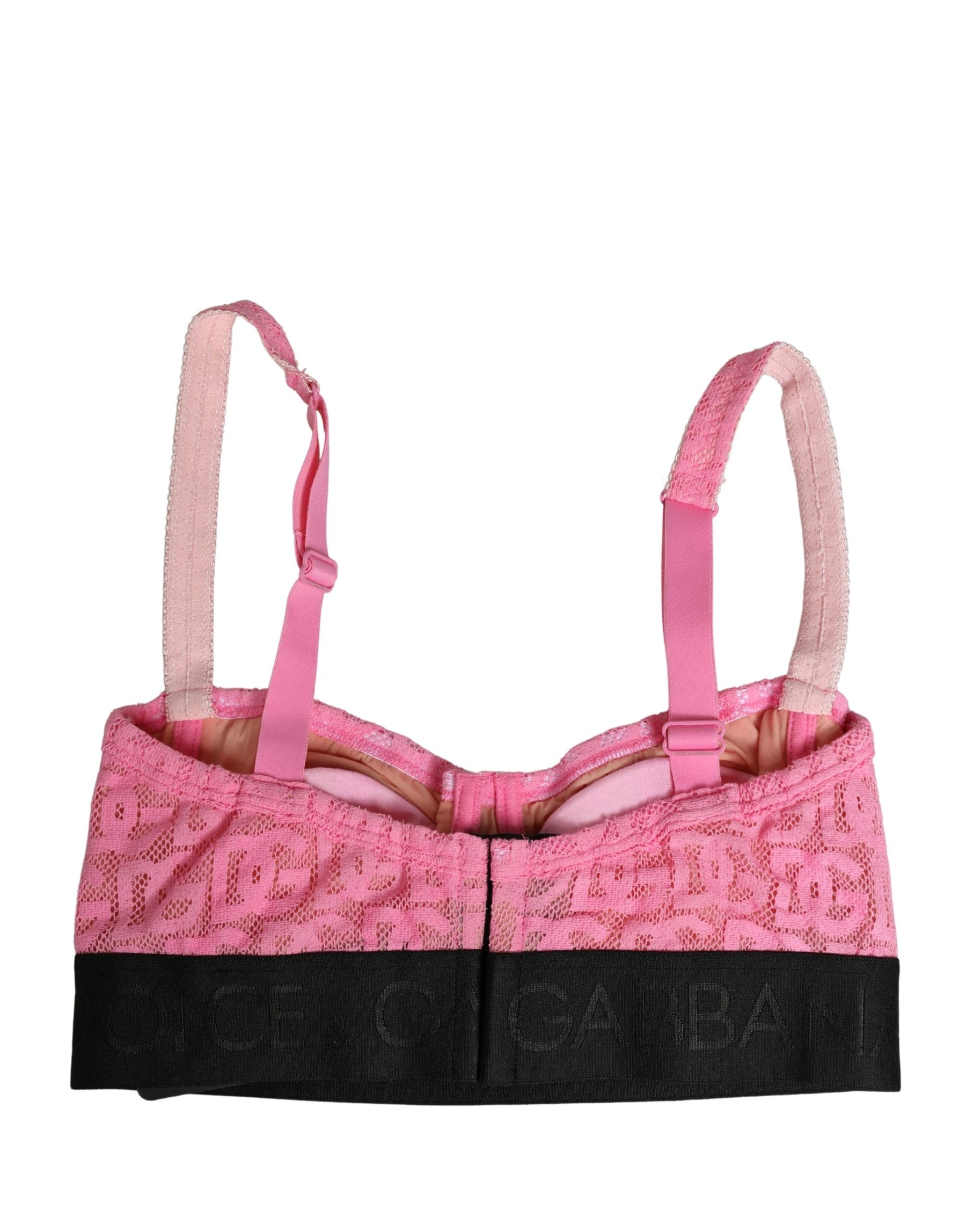 Dolce & Gabbana Pink Semi-Pad Underwire Balconette Bra Underwear | Regal Royce