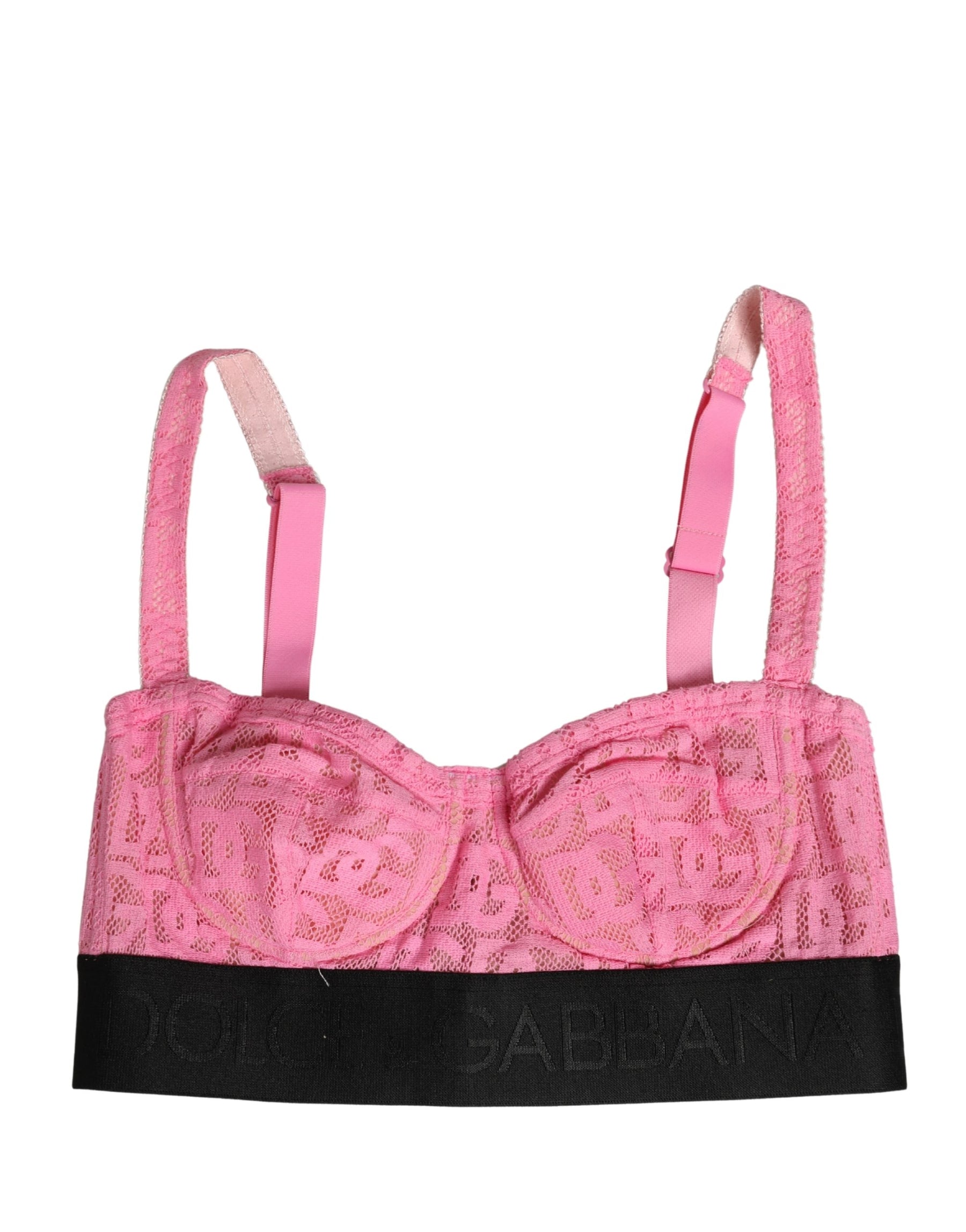 Dolce & Gabbana Pink Semi-Pad Underwire Balconette Bra Underwear | Regal Royce