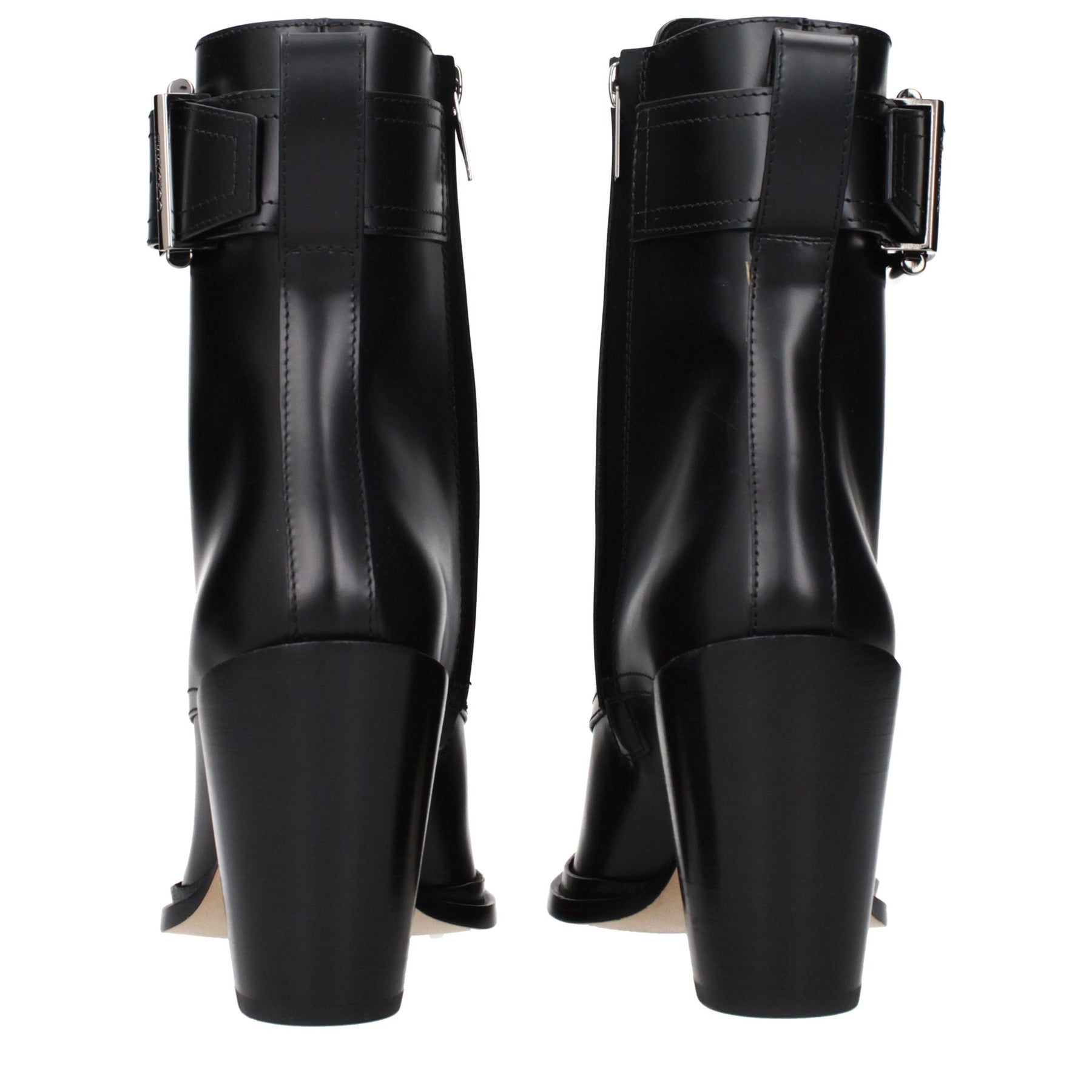 Jimmy Choo Black Leather Ankle Boots | Regal Royce