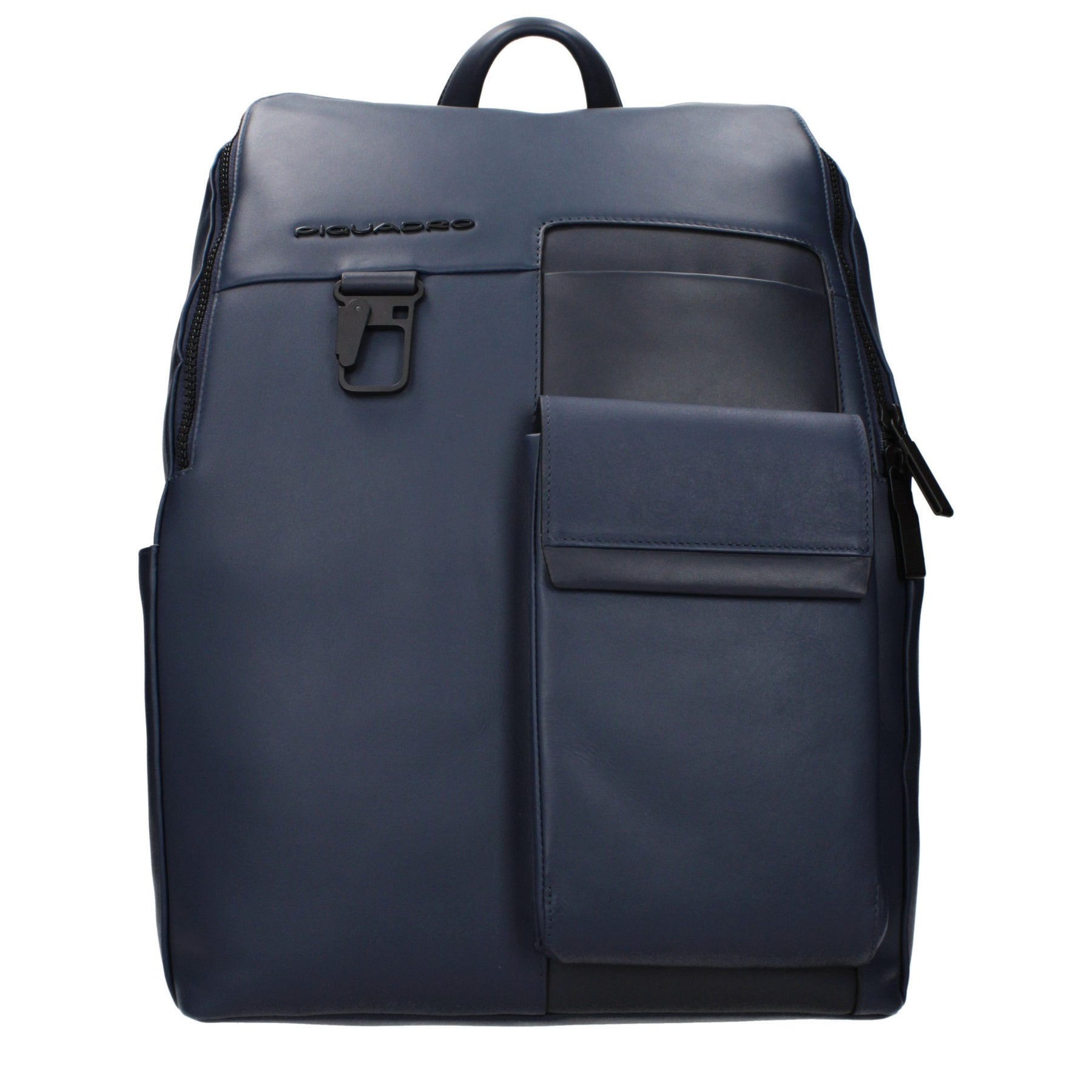 Piquadro Blue Leather Backpack | Regal Royce