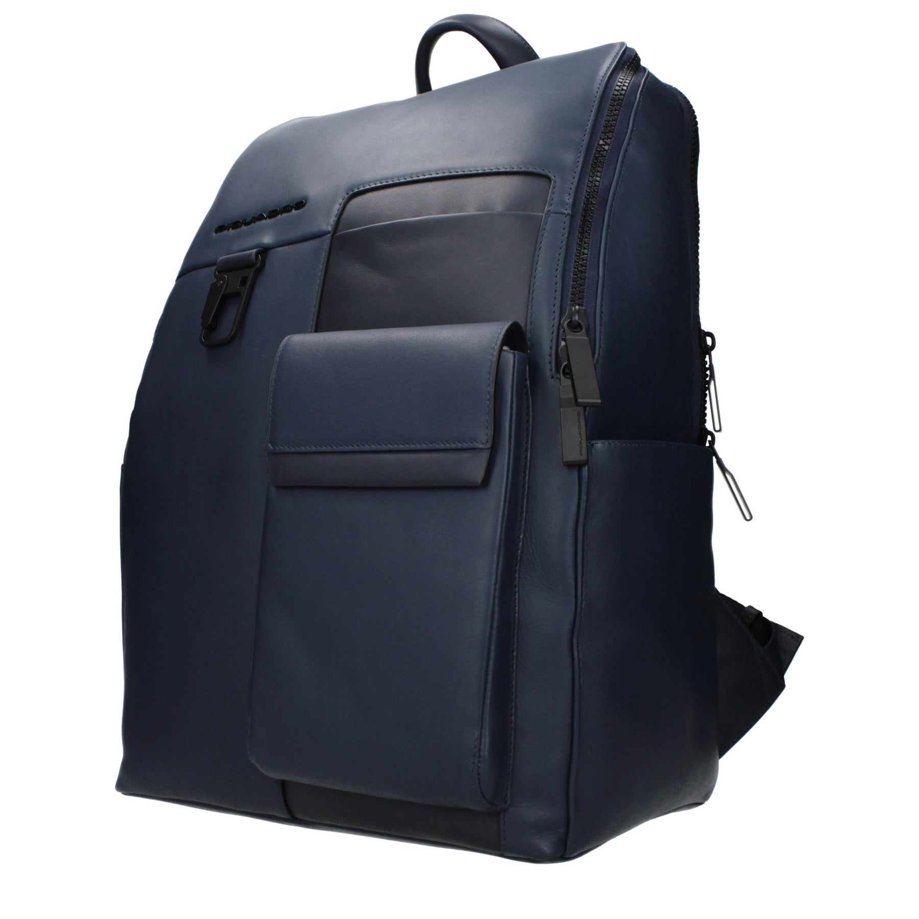 Piquadro Blue Leather Backpack | Regal Royce