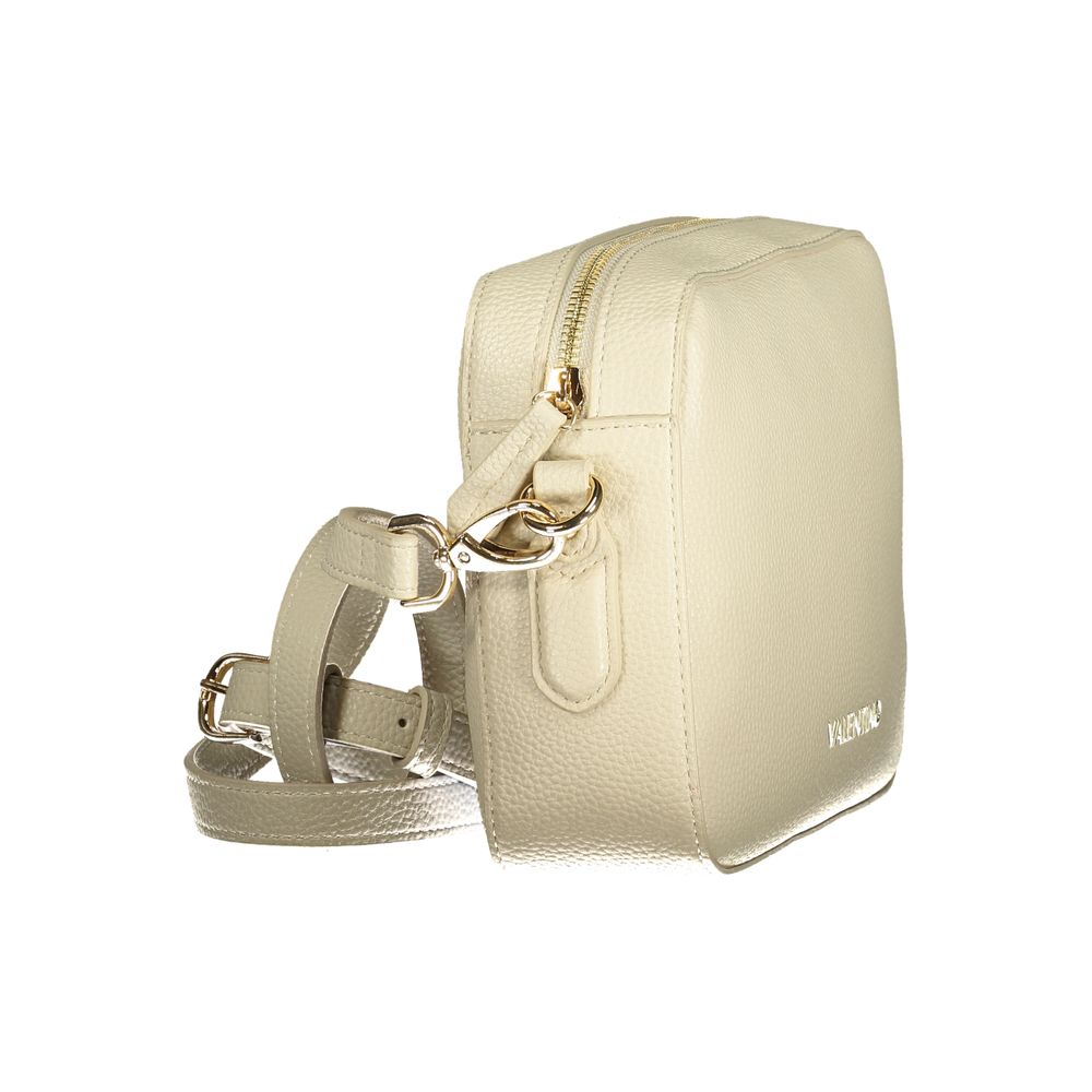 Mario Valentino Beige Polyurethane Women's Bag | Regal Royce