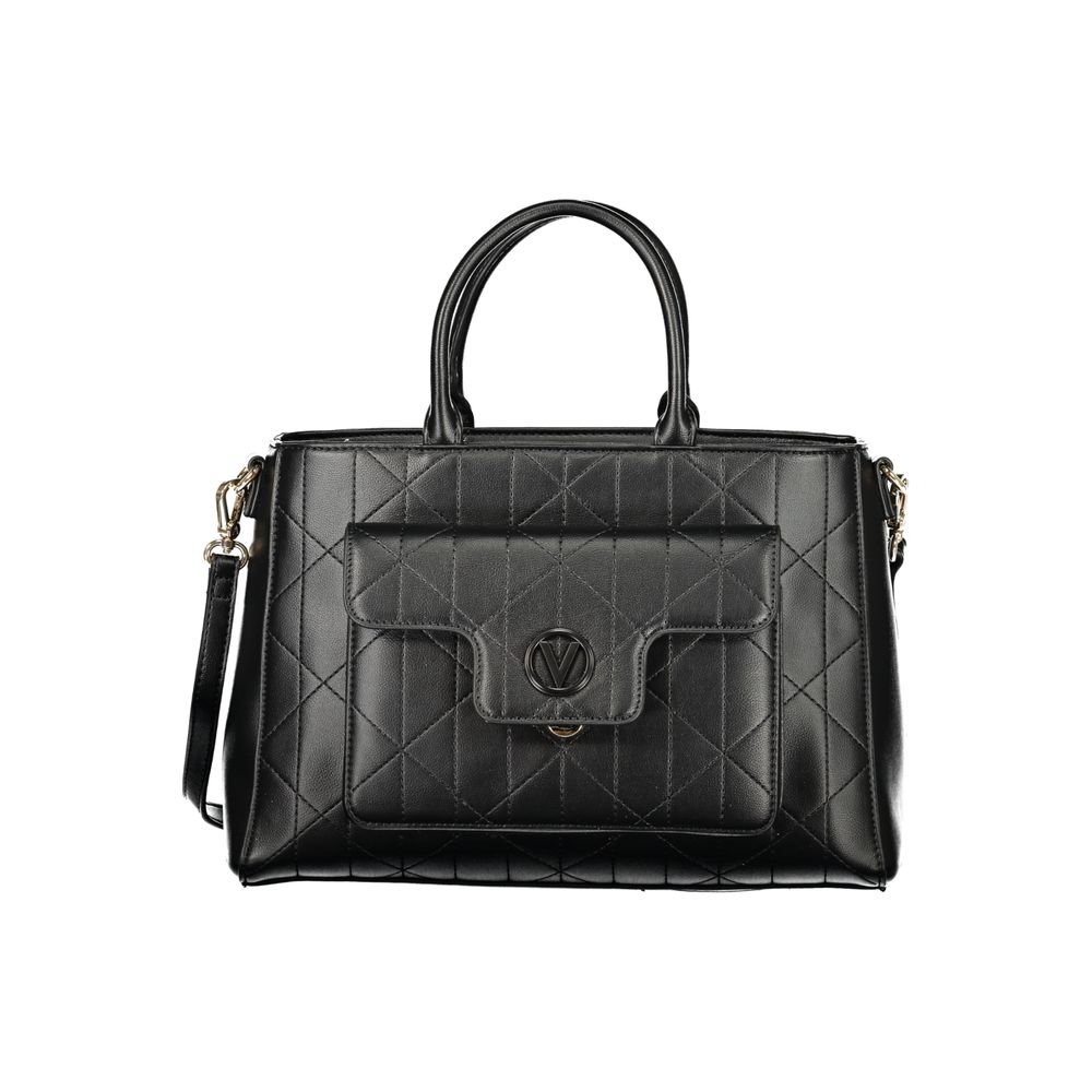 Mario Valentino Black Polyurethane Women's Bag | Regal Royce