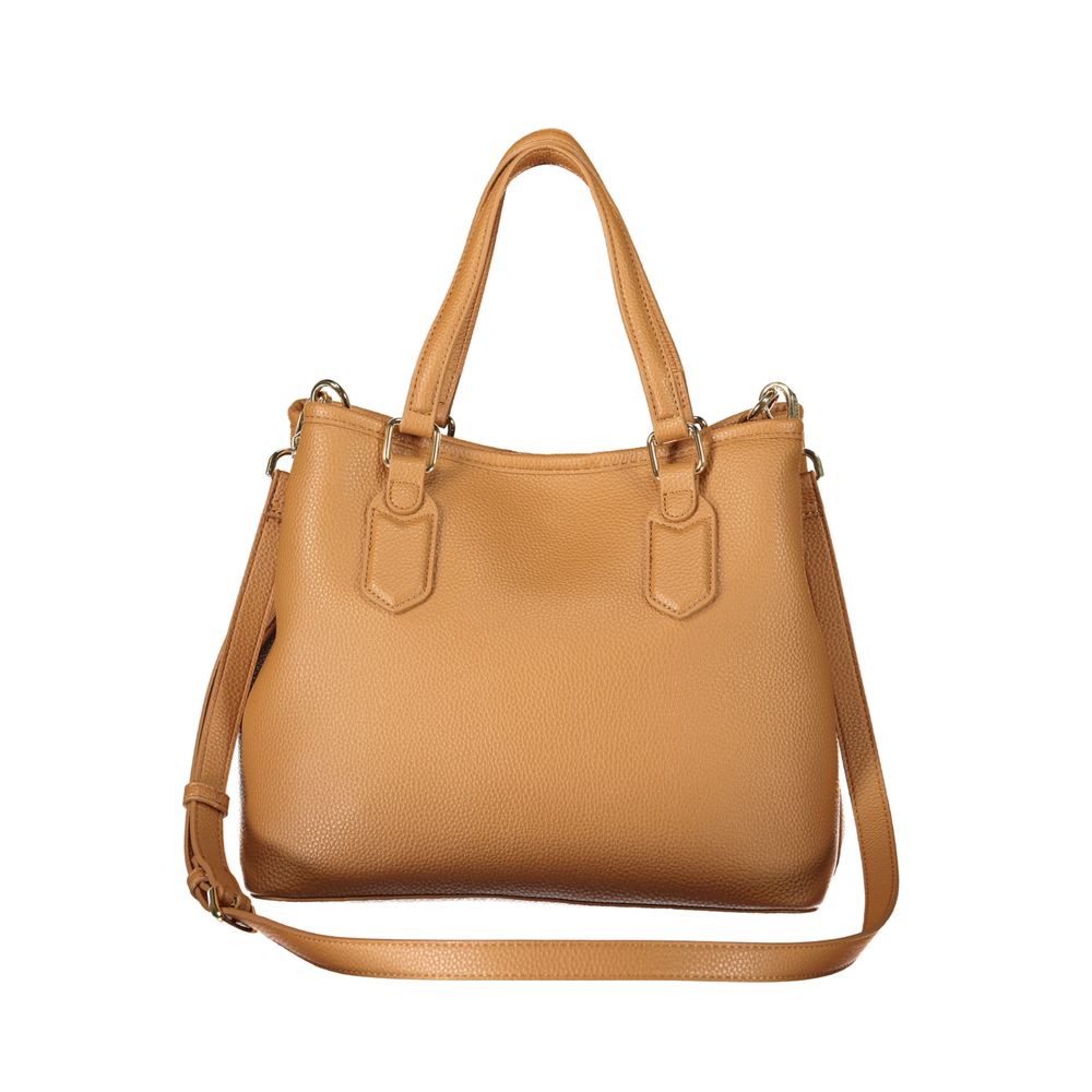 Mario Valentino Brown Polyurethane Women's Bag | Regal Royce