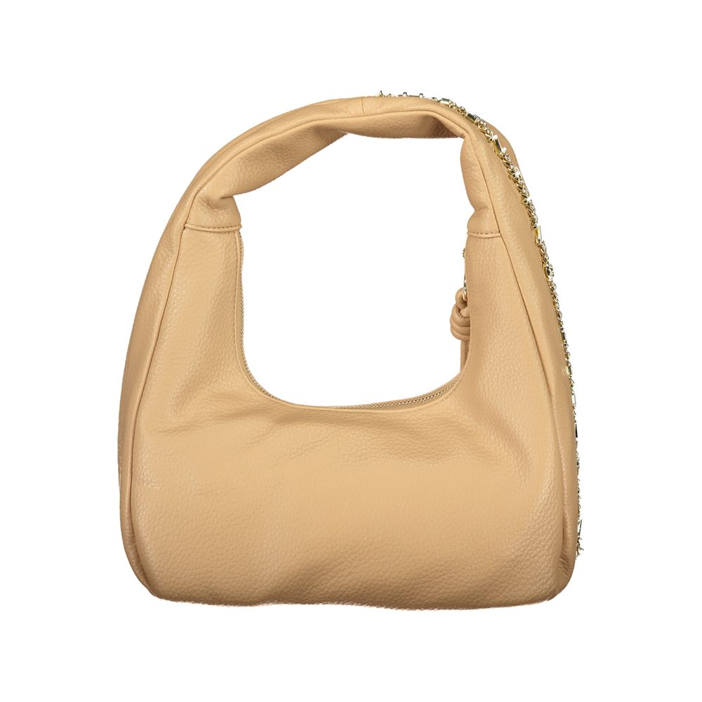 Mario Valentino Beige Polyurethane Women's Bag | Regal Royce