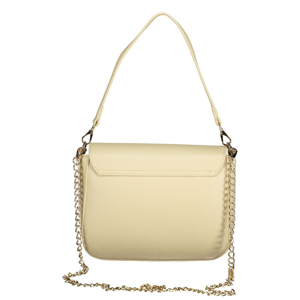Mario Valentino Beige Polyurethane Women's Bag | Regal Royce