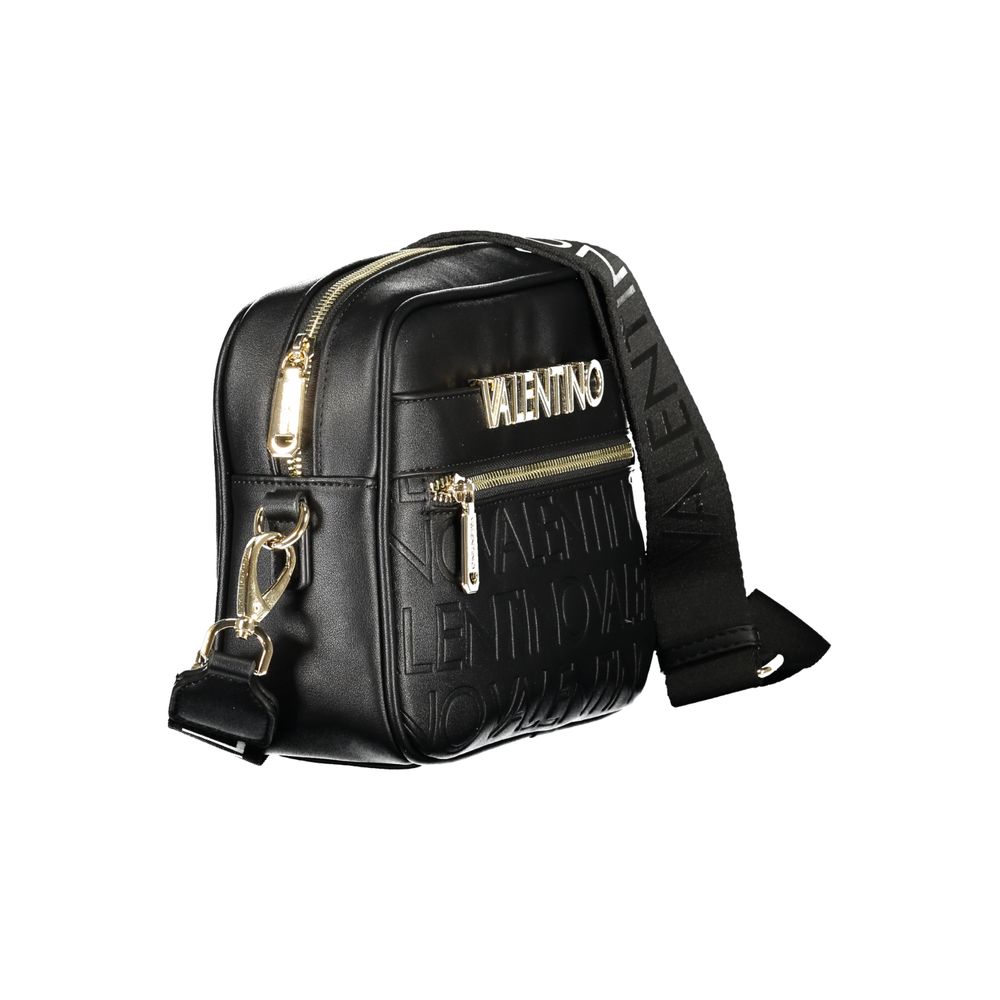 Mario Valentino Black Polyurethane Women's Bag | Regal Royce