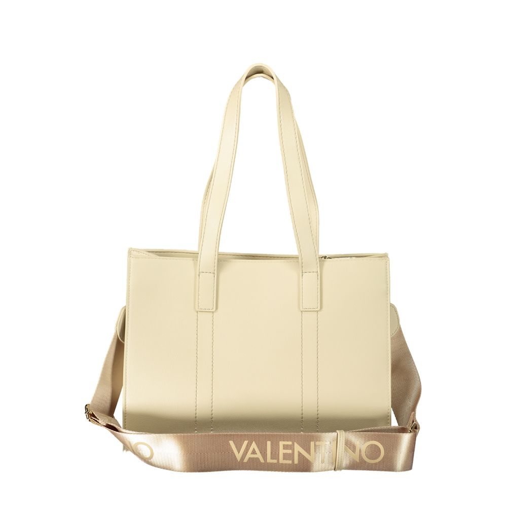 Mario Valentino Beige Polyurethane Womens Bag | Regal Royce