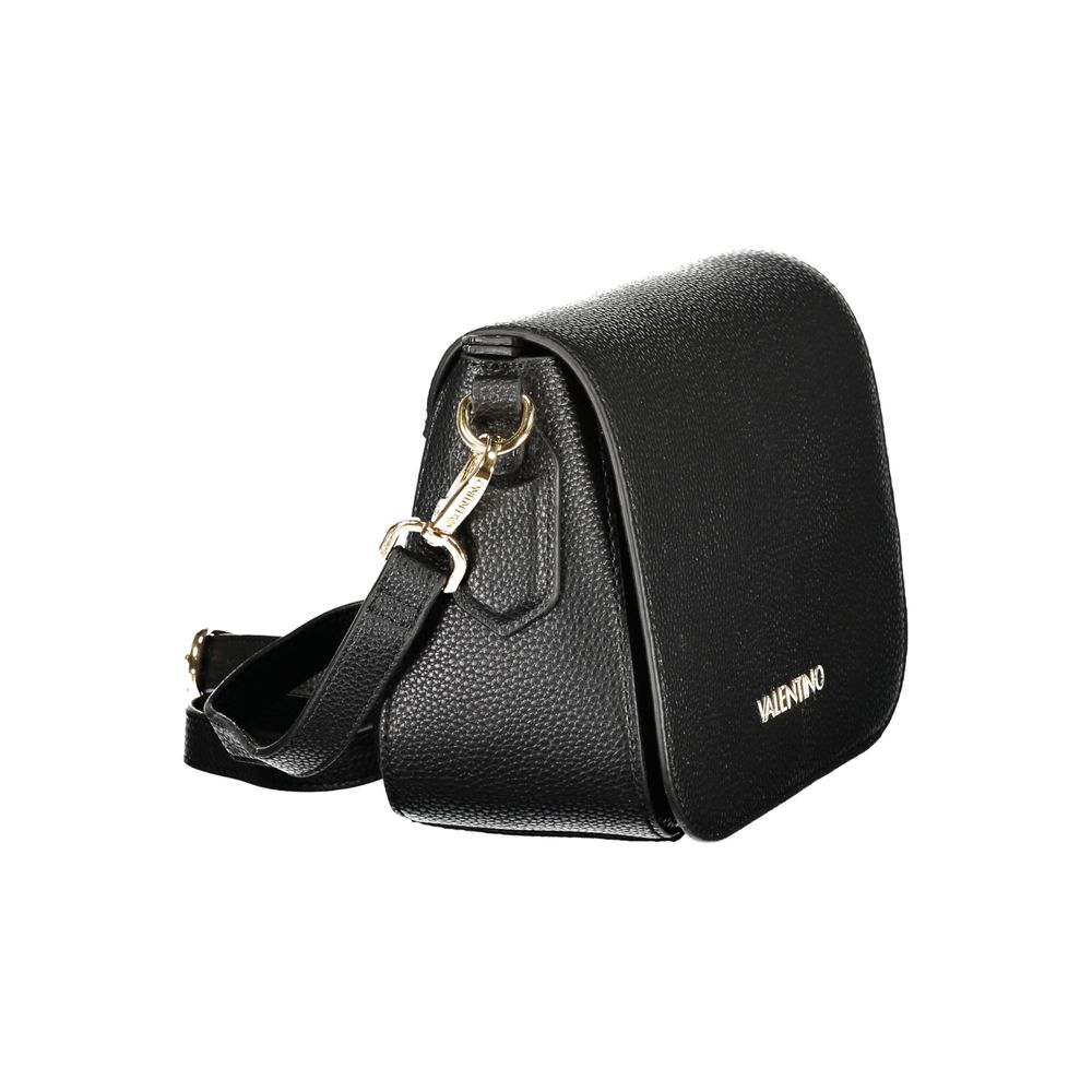 Mario Valentino Black Polyurethane Women's Bag | Regal Royce