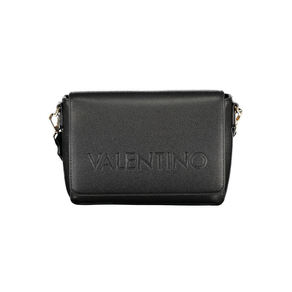 Mario Valentino Black Polyurethane Women's Bag | Regal Royce
