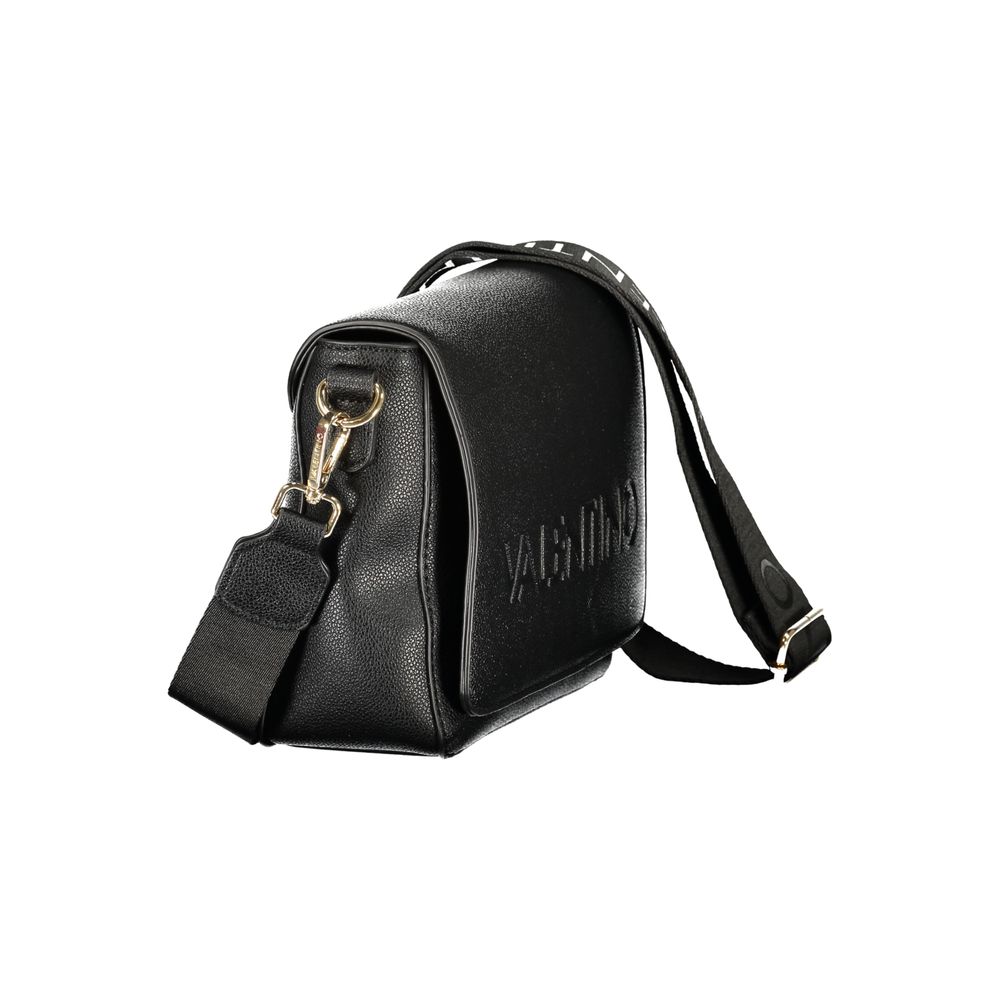 Mario Valentino Black Polyurethane Women's Bag | Regal Royce