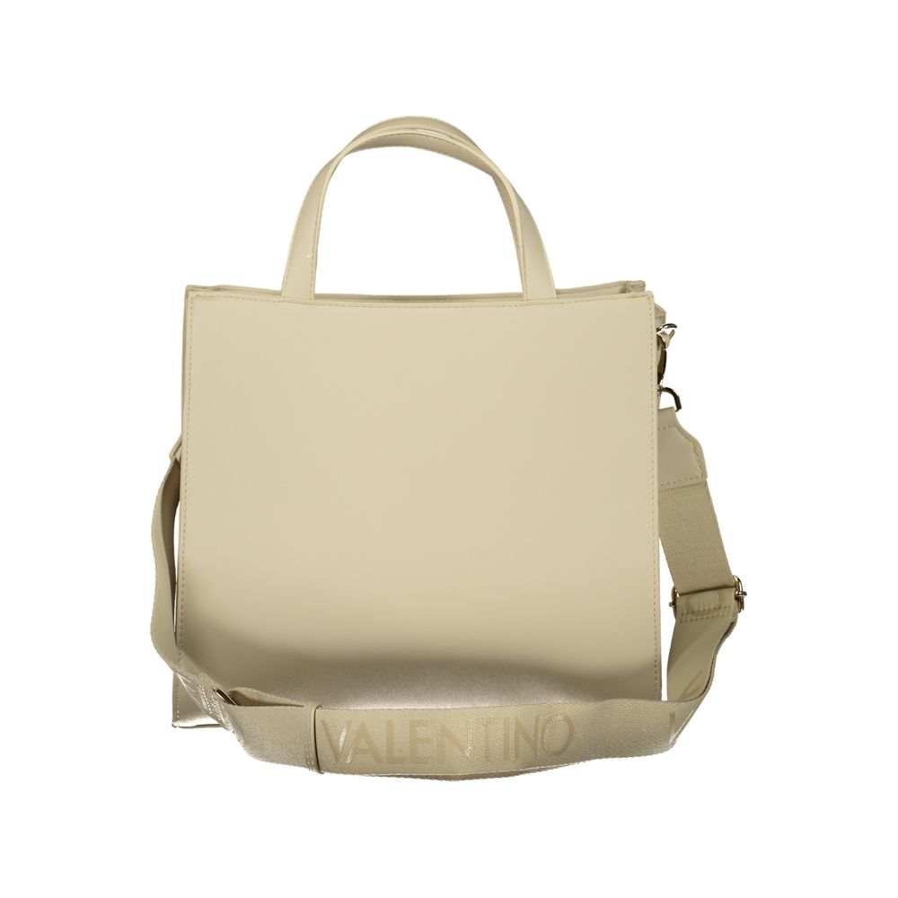Mario Valentino Beige Polyurethane Women's Bag | Regal Royce