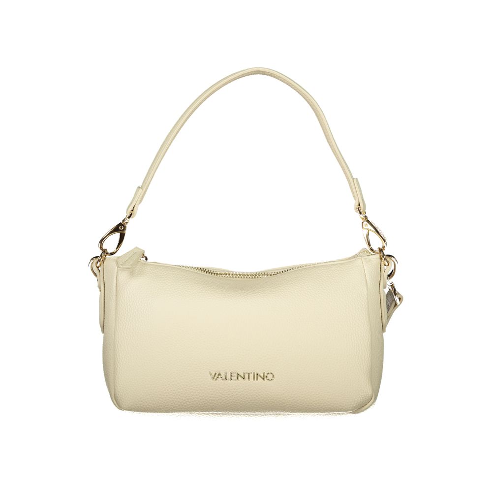Mario Valentino Beige Polyurethane Women's Bag with Shoulder Strap | Regal Royce
