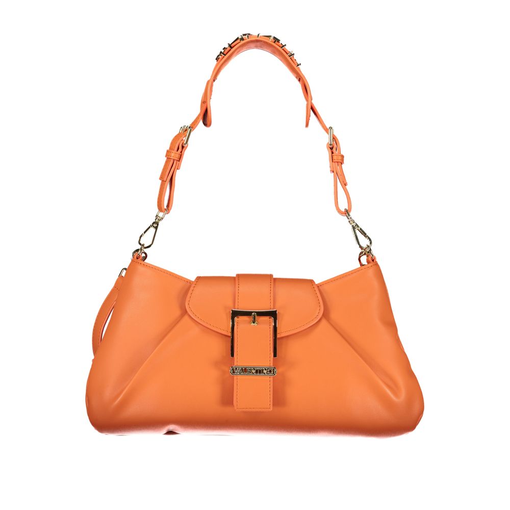Mario Valentino Orange Polyurethane Women's Bag | Regal Royce