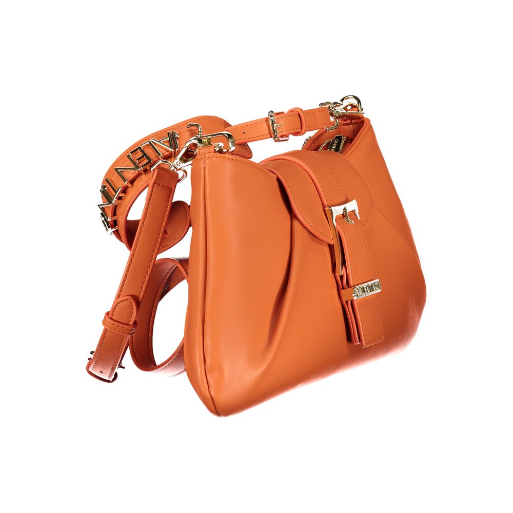Mario Valentino Orange Polyurethane Women's Bag | Regal Royce