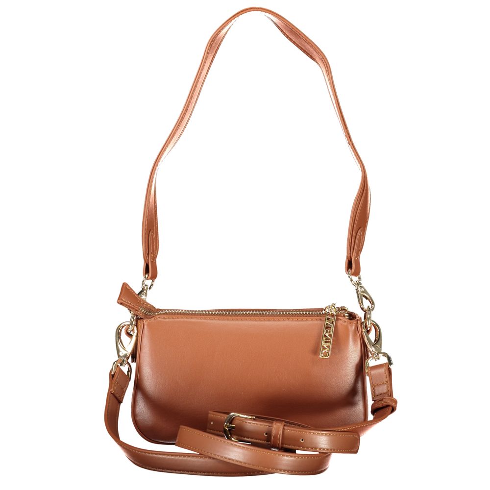 Mario Valentino Brown Polyurethane Women's Bag | Regal Royce