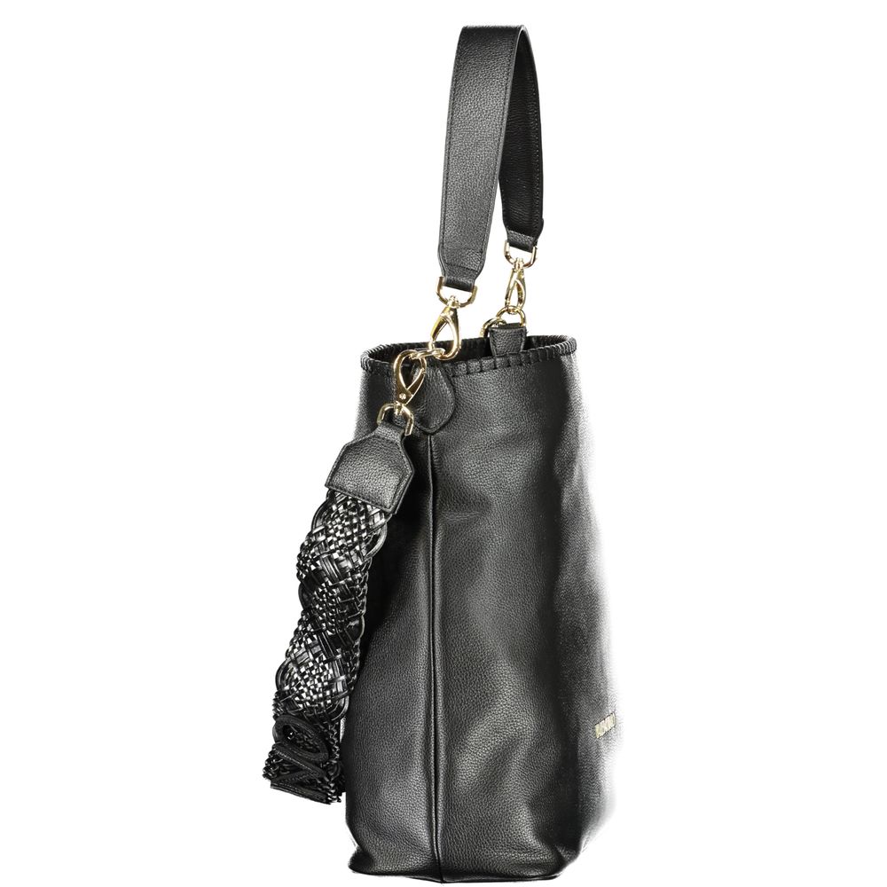 Mario Valentino Nero Polyurethane Women Bag | Regal Royce