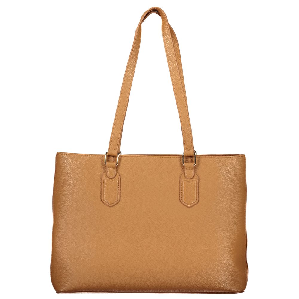Mario Valentino Brown Polyurethane Women's Bag | Regal Royce