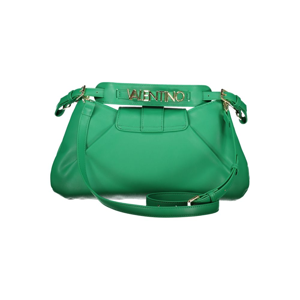 Mario Valentino Verde Polyurethane Women's Bag with Adjustable Shoulder Strap | Regal Royce