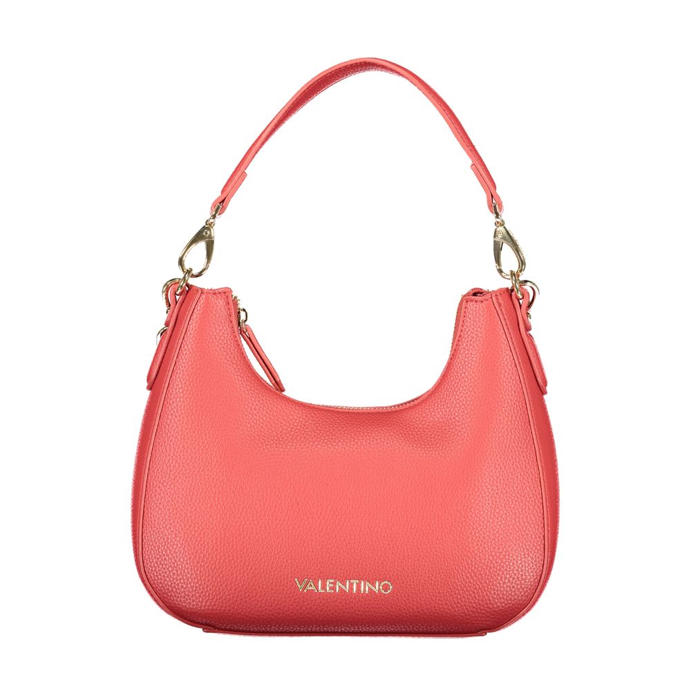 Mario Valentino Rosso Polyurethane Women's Bag with Removable Shoulder Strap | Regal Royce