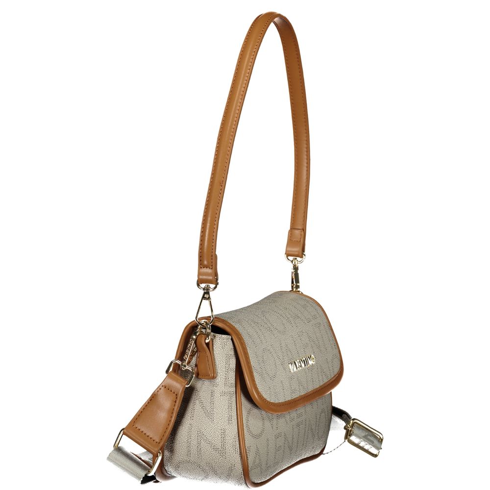 Mario Valentino Beige Polyurethane Womens Bag | Regal Royce