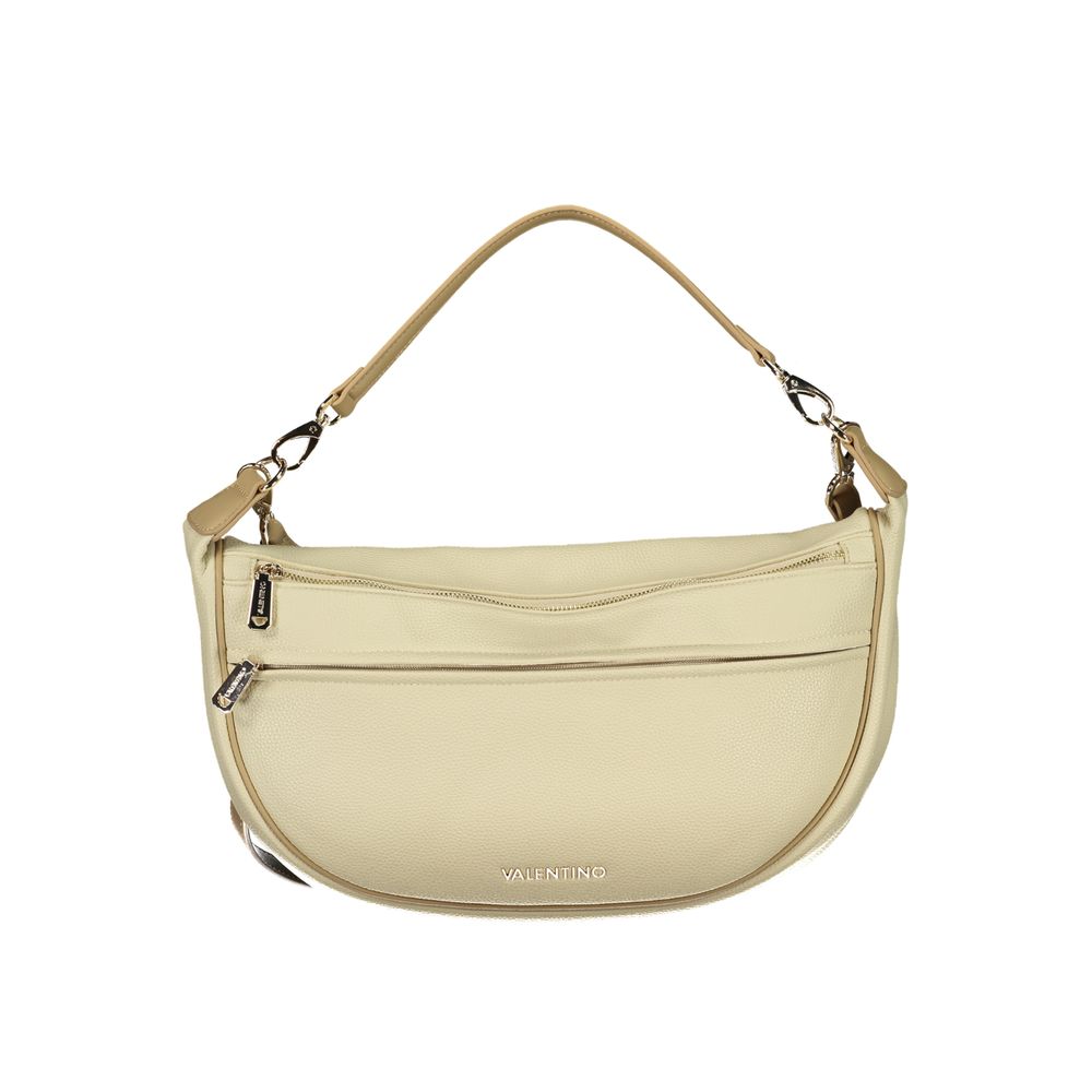 Mario Valentino Beige Polyurethane Women's Bag | Regal Royce